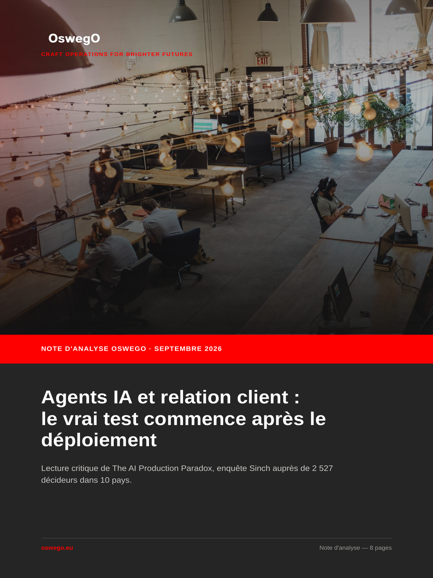 Agents IA et relation client : le vrai test commence après le déploiement